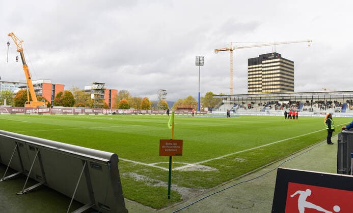 Fußball, Stadiongeschichte SV Wehen Wiesbaden 03.11.2019, xblx, Fussball 2.Bundesliga, SV Wehen Wiesbaden - Hamburger SV emspor, v.l. Stadion Baustelle (DFL DFB REGULATIONS PROHIBIT ANY USE OF PHOTOGRAPHS as IMAGE SEQUENCES and or QUASI-VIDEO) Wiesbaden