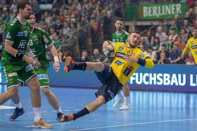 Handball Berlin 03.11.2019 1. Bundesliga HBL Saison 2019 2020 Füchse Berlin - Rhein-Neckar Löwen Jannik Kohlbacher (Rhein Neckar, No.80)