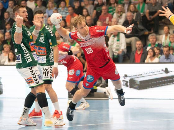 Christian Klimek (TBV Lemgo 69), Frisch Auf Göppingen vs. TBV Lemgo Lippe, 1. Bundesliga, Handball, Herren, 03.11.2019 Frisch Auf Göppingen vs. TBV Lemgo Lippe, 1. Bundesliga, Handball, Herren, 03.11.2019 Göppingen Copyright: xEibner-Pressefoto MichaelxSchmidx FAG