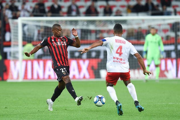 25 WYLAN CYPRIEN (NICE) FOOTBALL : Nice vs Reims - Ligue 1 Conforama - 03 11 2019 FEP Panoramic 