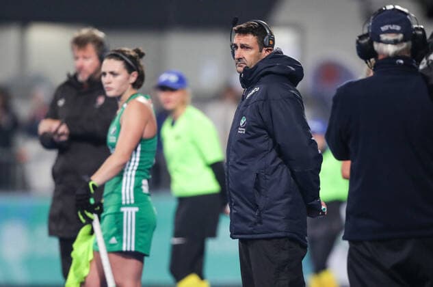 Women s FIH Olympic Hockey Qualifier Second Leg, Energia Park, Donnybrook, Co. Dublin 3 11 2019 Ireland vs Canada Ireland head coach Sean Dancer during the game Sean Dancer during the game 3 11 2019  Copyright: x©INPHO MorganxTreacyx DW6I1426