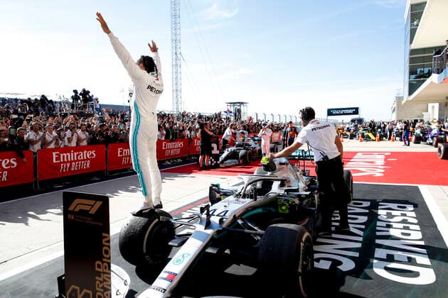 Motorsports: FIA Formula One World Championship, WM, Weltmeisterschaft 2019, Grand Prix of United States, 44 Lewis Hamilton (GBR, Mercedes AMG Petronas Motorsport), Austin United States of America