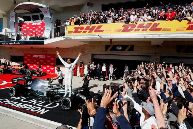 Motorsports: FIA Formula One World Championship, WM, Weltmeisterschaft 2019, Grand Prix of United States, 44 Lewis Hamilton (GBR, Mercedes AMG Petronas Motorsport), Austin United States of America