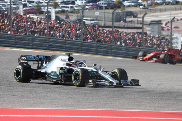 Photo4 LaPresse 03 11 2019 Austin, USA Grand Prix Formula One USA 2019 In the pic: race, Lewis Hamilton (GBR) Mercedes AMG F1 W10 EQ Power  Copyright: xPhoto4 LaPressex