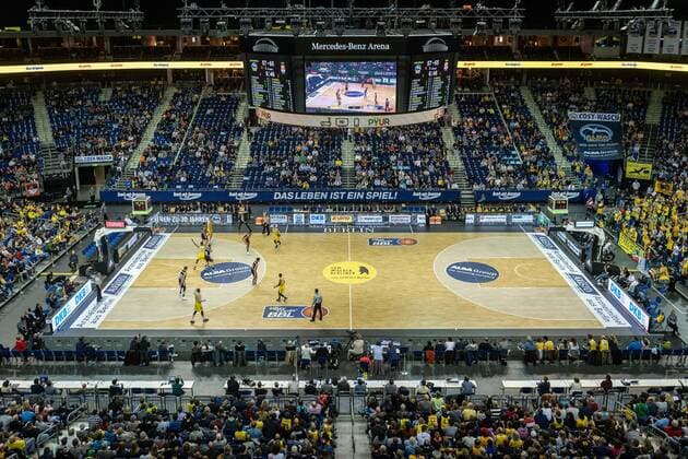 Basketball Berlin 03.11.2019 1. Bundesliga BBL Saison 2019 2020 Alba Berlin - ratiopharm Ulm Mercedes Benz Arena Sportstätte