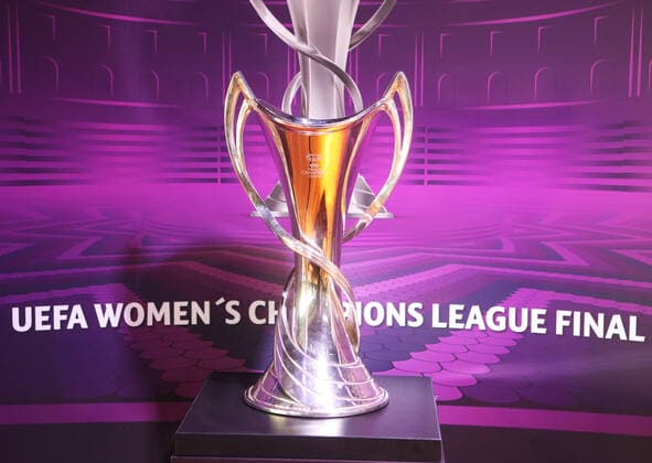 WOMEN SOCCER - CL, final, press conference, PK, Pressekonferenz VIENNA,AUSTRIA,04.NOV.19 - WOMEN SOCCER - UEFA Women s Champions League, final, preview, press conference. Image shows the trophy. GEPAxpictures xChristianxOrt