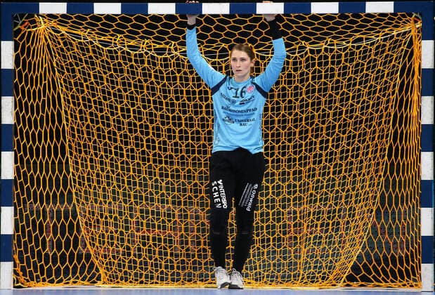 06.11.2019, Deutschland, Ludwigsburg, Handball Bundesliga Frauen, 6. Spieltag, Saison 2019 2020 SG BBM Bietigheim vs. Thüringer HC: Ann-Cathrin Giegerich (THC)