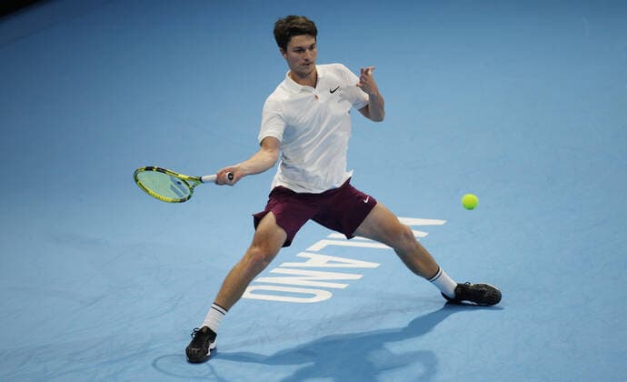 Tennis Milan, Next Gen ATP, Tennis Herren Finals, Miomir Kecmanovic, 7 November, 2019. Ph Felice Calabro (Felice Calabr? Fotogramma, Milan - 2019-11-07) p.s. la foto e utilizzabile nel rispetto del contesto in cui e stata scattata, e senza intento diffamatorio del decoro delle persone rappresentate  Copyright: xFelicexCalabr?x xFOTOGRAMMAx
