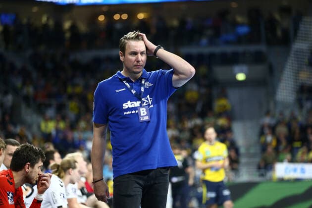 Filip Jicha (Trainer THW Kiel), Rhein Neckar Loewen vs THW Kiel, LIQUI MOLY Handball Bundesliga, 07.11.2019 Foto Eibner Rhein Neckar Loewen vs THW Kiel, DKB Handball Bundesliga, 21.04.2019 Mannheim Copyright: xNeisx Eibner-Pressefotox EP_ans