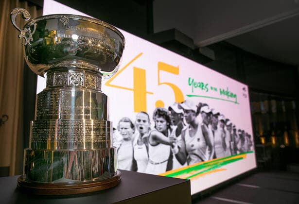 TENNIS FED CUP OFFICIAL DINNER, General view of the 2019 Fed Cup Final Dinner at the State Reception Centre in Perth, Thursday, November 7, 2019. ( NO ARCHIVING, EDITORIAL USE ONLY, NO USE IN BOOKS WITHOUT CONSENT PERTH WA AUSTRALIA  Copyright: xFIONAxHAMILTONx 20191108001431433061