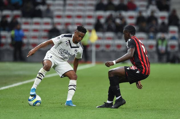 11 FRANCOIS KAMANO (BOR) FOOTBALL : Nice vs Bordeaux - Ligue 1 Conforama - 08 11 2019 FEP Panoramic 