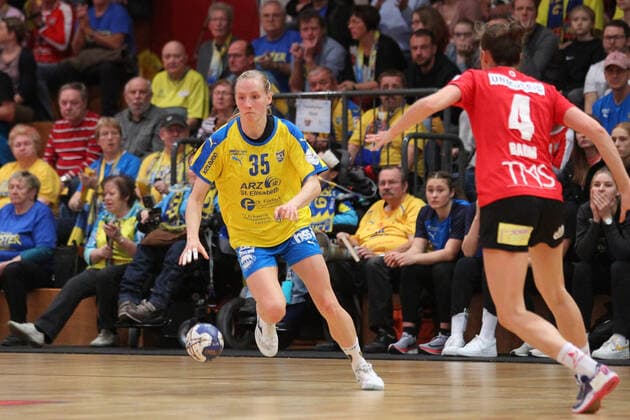 Handball, 2. HBF, HC Leipzig vs. HSG Freiburg, 09.11.19 Handball, 2. Bundesliga Frauen, HBF, Saison 2019 2020, 8. Spieltag: HC Leipzig vs. HSG Freiburg am 09.11.19 in der Sporthalle Bruederstrasse Leipzig. Im Bild: Jaqueline HUMMEL (35, HC Leipzig) Copyright: xBEAUTIFULxSPORTS JanxKaeferx