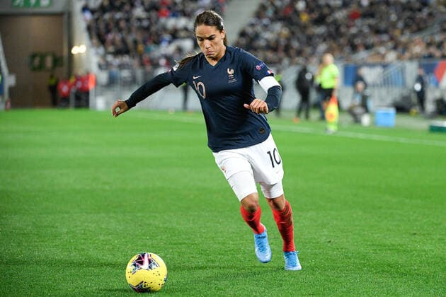 Fußball, Damen, EM-Quali, Frankreich - Serbien 10 AMEL MAJRI (FRA) FOOTBALL FEMININ : France vs Serbie - Qualifications EURO 2021 - 09 11 2019 FEP Panoramic 