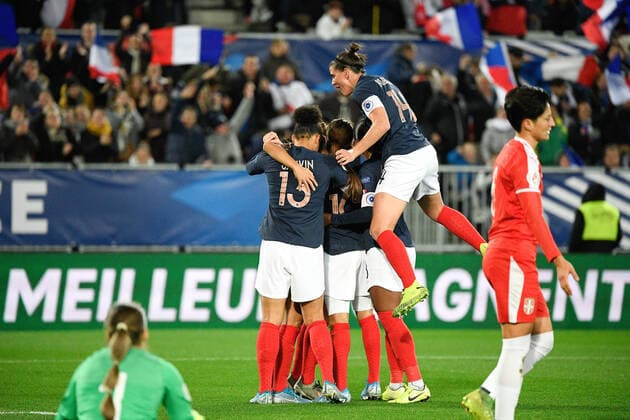 Fußball, Damen, EM-Quali, Frankreich - Serbien 14 CHARLOTTE BILBAULT (FRA) - JOIE FOOTBALL FEMININ : France vs Serbie - Qualifications EURO 2021 - 09 11 2019 FEP Panoramic 