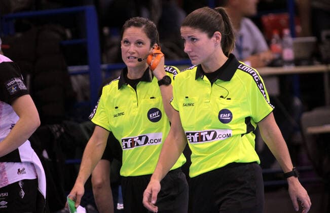 09.11.2019 Erd(Hungary) FTC-Rail Cargo Hungaria-Vipers Kristiansand Delo EHF Champions League women s handball Tanja Schilha Kuttler,Maike Merz Germany referees : 