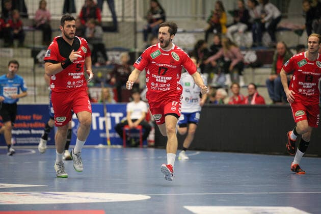 Soeren Suedmeier (ASV Hamm-Westfalen 17) GER, Handball, 2. Bundesliga, ASV Hamm-Westfalen gegen EHV Aue, 09.11.2019 Hamm Copyright: xStrohdiekx Eibner-Pressefotox EP_jsk