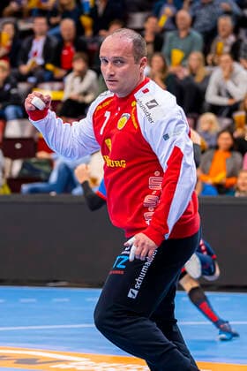 Bietigheim, Deutschland 10. November 2019: 2. BL - 19 20- SG BBM Bietigheim vs. HSC 2000 Coburg Torhueter Jan Kulhanek (Coburg) Ludwigsburg MHP Arena Baden-Württemberg Deutschland