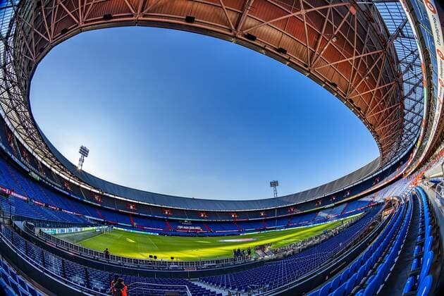 ROTTERDAM, Netherlands, 10-11-2019, football, , Dutch eredivisie, season 2019-2020, stadium overview, during the match Feyenoord - RKC, Feyenoord - RKC  x5159929x Copyright: