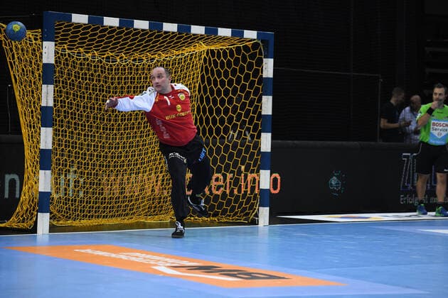 Jan Kulhanek (HSC 2000 Coburg) im Tor, SG BBM Bietigheim vs. HSC 2000 Coburg, 2. Handball Bundesliga, 11. Spieltag, 10.11.2019, Eibner Memmler SG BBM Bietigheim vs. HSC 2000 Coburg, 2. Handball Bundesliga, 11. Spieltag, 10.11.2019 Ludwigsburg Copyright: xMemmlerx Eibner-Pressefotox EP_mmr