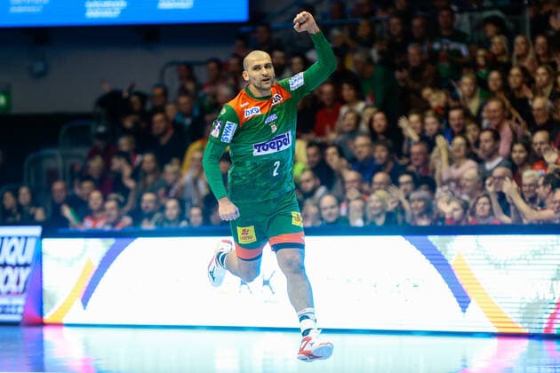 10.11.2019, xtgx, Handball Liqui Moly HBL, SC Magdeburg - GWD Minden emspor, v.l. Zeljko Musa (Magdeburg, 2) Jubel, Torjubel, jubelt über das Tor, celebrate the goal, celebration GETEC Arena