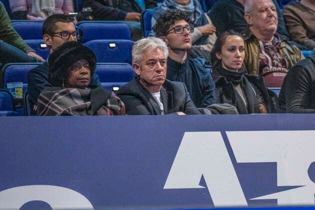ATP, Tennis Herren Finals 2018 LONDRES, LO - 10.11.2019: ATP FINALS 2018 - Former speaker of the British House of Commons, John Bercow, watching the ATP Finals doubles match between Kubot &amp; Melo v Dodig &amp; Polase at the O2 Arena in London England (Photo: Richard Callis Fotoarena) x1828649x  RichardxCallis