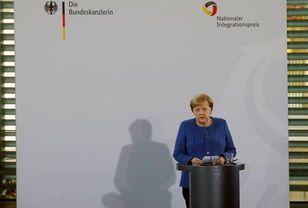 Bundeskanzlerin Angela Merkel, Deutschland, Berlin, Bundeskanzleramt, Teilnahme der BK’in an der Veranstaltung zur Verleihung des Nationalen Integrationspreises, 11.11.2019