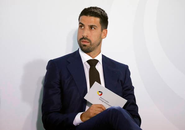 Sport Bilder des Tages Sami Khedira, Fußballspieler, Deutschland, Berlin, Bundeskanzleramt, Teilnahme der BK’in an der Veranstaltung zur Verleihung des Nationalen Integrationspreises, 11.11.2019