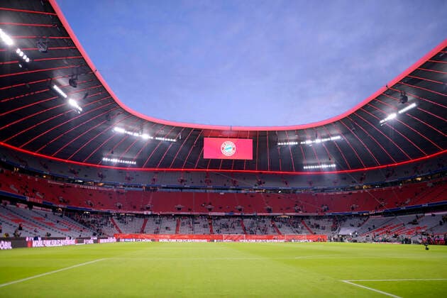 09.11.2019, Fussball 1. Bundesliga 2019 2020, 11.Spieltag, FC Bayern München - Borussia Dortmund, in der Allianz-Arena München. Das Stadion zwei Stunden vor dem Spiel.