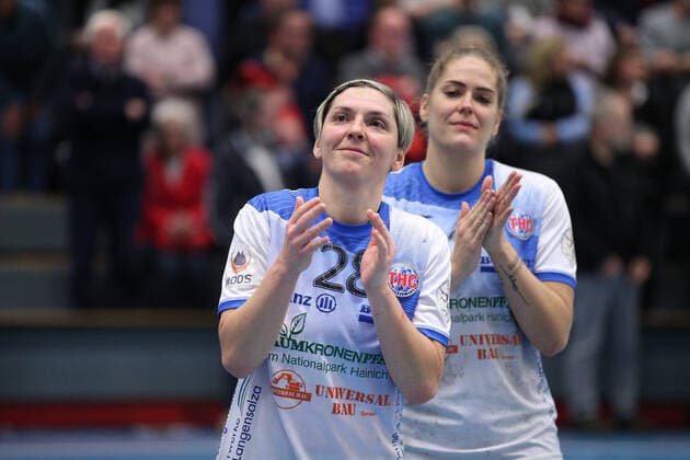 Lydia Jakubisova (Thueringer HC 28) GER, Handball, 1. Bundesliga Frauen, HSG Blomberg-Lippe gegen Thueringer HC, 13.11.2019 Blomberg Copyright: xStrohdiekx Eibner-Pressefotox EP_jsk