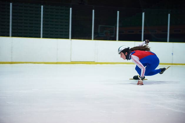 Speed skating, Eisschnelllauf with young athletes ING_32193_91983