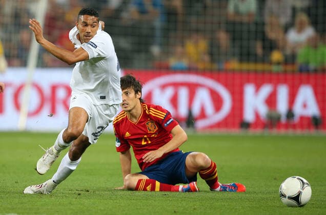 Franck Ribery, Gael Clichy & David Silva Spain V France Euro 2012 Spain V France Donbass Arena, Donetsk, Ukraine 23 June 2012  Copyright: MaryxEvansxAllstarxStewartxKendall 12538830 editorial use only