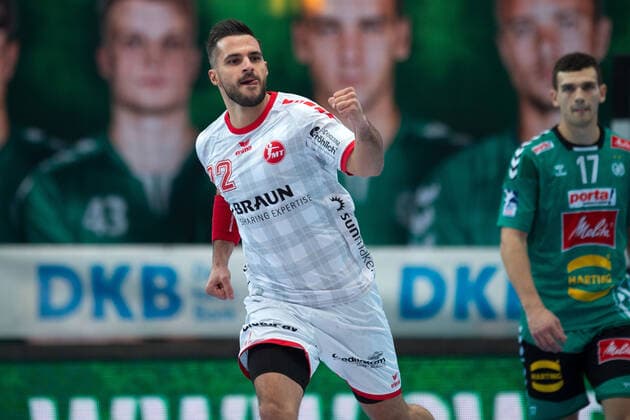 Minden, Deutschland 14.11.2019: 1. Handball-Bundesliga - 2019 2020 - GWD Minden vs. MT Melsungen Michael Allendorf (Melsungen) Minden Nordrhein-Westfalen Deutschland Kampa Halle