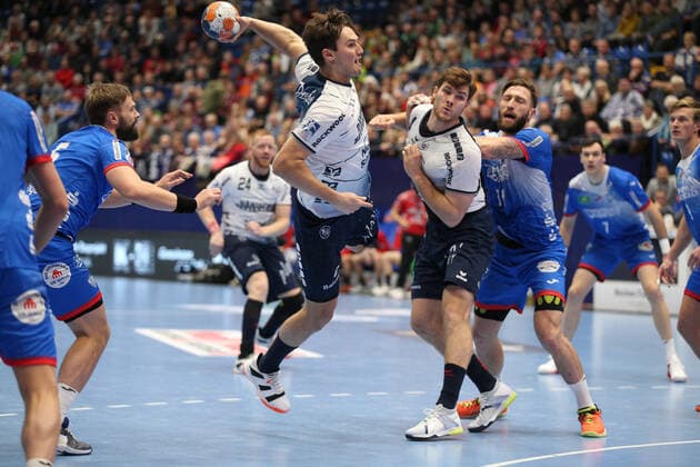 Magnus Roed (SG Flensburg-Handewitt 77) GER, Handball, 1. Bundesliga, TBV Lemgo Lippe gegen SG Flensburg-Handewitt, 14.11.2019 Lemgo Copyright: xStrohdiekx Eibner-Pressefotox EP_jsk