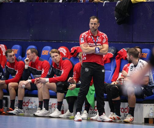 Maik Machulla (Trainer SG Flensburg-Handewitt) GER, Handball, 1. Bundesliga, TBV Lemgo Lippe gegen SG Flensburg-Handewitt, 14.11.2019 Lemgo Copyright: xStrohdiekx Eibner-Pressefotox EP_jsk