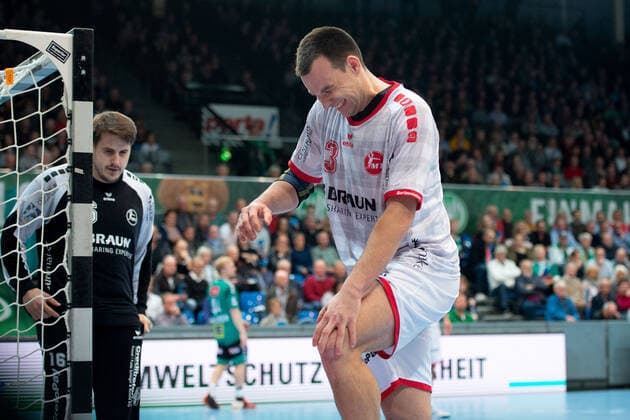 Minden, Deutschland 14.11.2019: 1. Handball-Bundesliga - 2019 2020 - GWD Minden vs. MT Melsungen Marino Maric (Melsungen) Minden Nordrhein-Westfalen Deutschland Kampa Halle