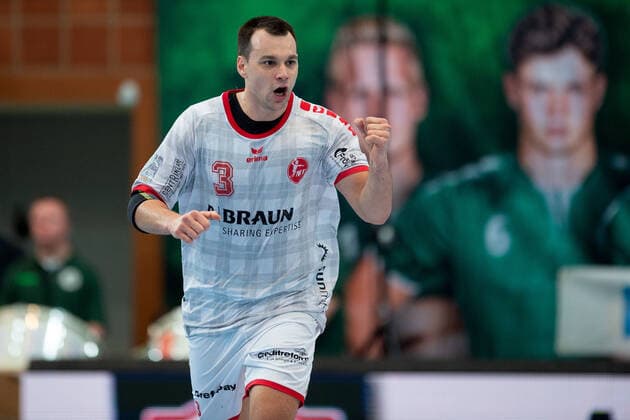 Minden, Deutschland 14.11.2019: 1. Handball-Bundesliga - 2019 2020 - GWD Minden vs. MT Melsungen Marino Maric (Melsungen) Minden Nordrhein-Westfalen Deutschland Kampa Halle