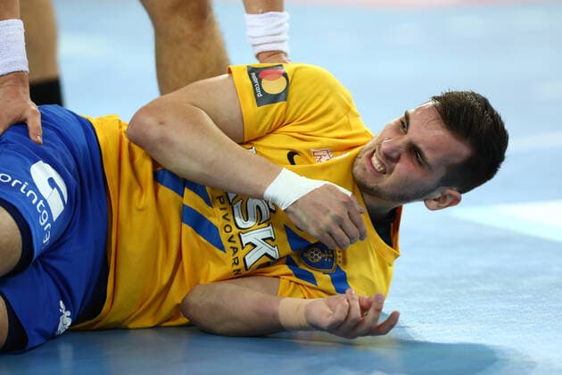 Zagreb, 14.11.2019. - Arena Zagreb hall, 2019 20 EHF Men s Champions League Group Phase. HC PPD Zagreb (black) - RK Celje Pivovarna Lasko (yellow) 27:31 SARAC Josip (13) 