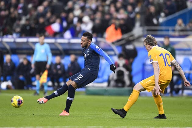 Fußball, EM-Qualifikation, Frankreich - Moldawien 12 CORENTIN TOLISSO (FRA) FOOTBALL : France vs Moldavie - Qualifications Euro 2020 - 14 11 2019 AnthonyBIBARD FEP Panoramic 