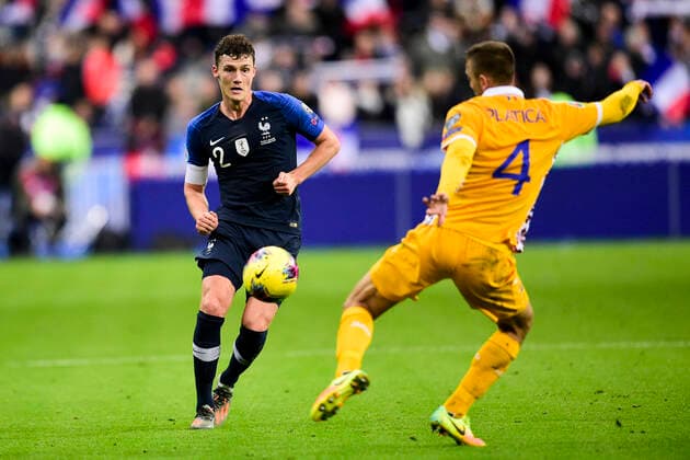 Benjamin Pavard (Fra) FOOTBALL : France vs Moldavie - Qualifications Euro 2020 - Paris - 14 11 2019 JBAutissier Panoramic 