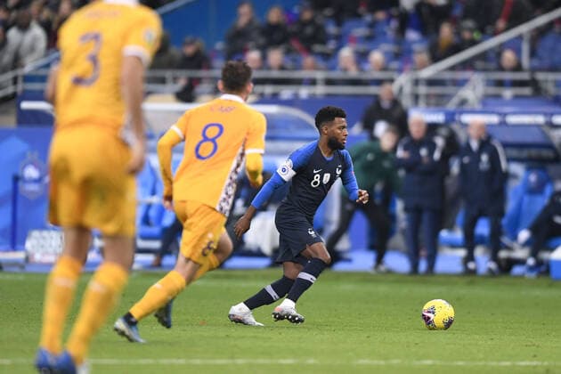 Fußball, EM-Qualifikation, Frankreich - Moldawien 08 THOMAS LEMAR (FRA) FOOTBALL : France vs Moldavie - Qualifications Euro 2020 - 14 11 2019 AnthonyBIBARD FEP Panoramic 