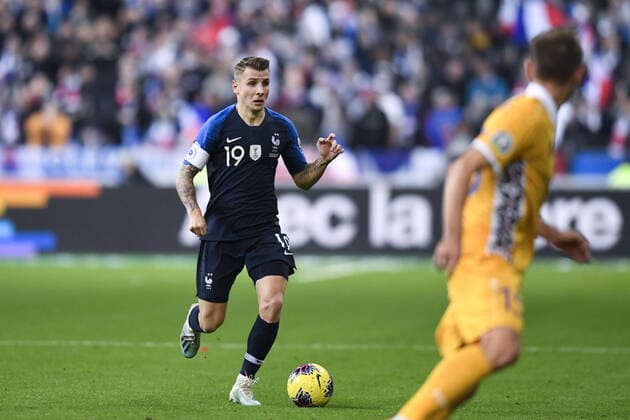 Fußball, EM-Qualifikation, Frankreich - Moldawien 19 LUCAS DIGNE (FRA) FOOTBALL : France vs Moldavie - Qualifications Euro 2020 - 14 11 2019 AnthonyBIBARD FEP Panoramic 
