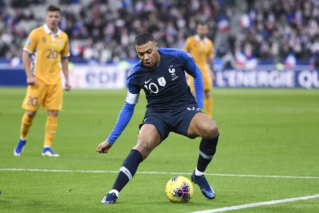 Fußball, EM-Qualifikation, Frankreich - Moldawien 10 KYLIAN MBAPPE (FRA) FOOTBALL : France vs Moldavie - Qualifications Euro 2020 - 14 11 2019 AnthonyBIBARD FEP Panoramic 