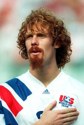 Alexi Lalas Usa 02 March 1994  Copyright: MaryxEvansxAllstarxTonyxEdenden 12100722 editorial use only