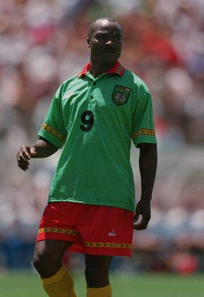 Roger Milla Cameroon 06 July 1994  Copyright: MaryxEvansxAllstarxStewartxKendall 12101710 editorial use only