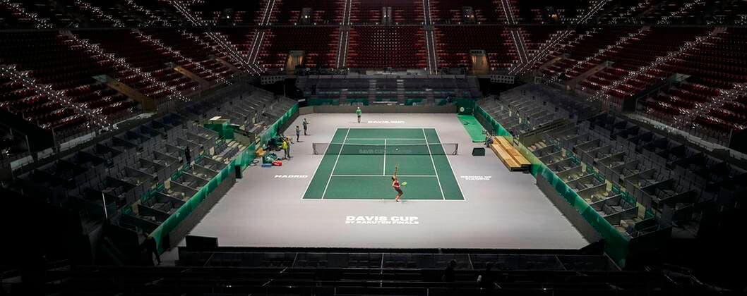 Trainning Teams of Davis Cup by Rakuten Madrid Finals 2019. Cordon Press