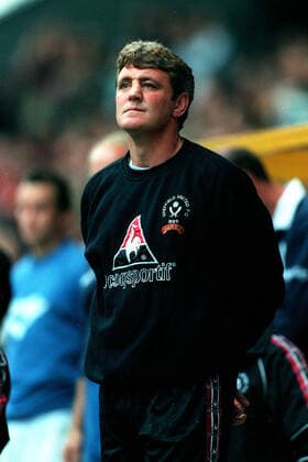 Fußball, Trainerhistorie Sheffield United von 1889 bis heute Steve Bruce Sheffield United FC Manager 05 September 1998  Copyright: MaryxEvansxAllstarxPaulxMcfegan 12132144 editorial use only