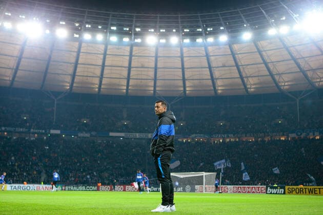 30.10.2019, xtgx, Fussball DFB Pokal 2. Runde, Hertha BSC Berlin - Dynamo Dresden emspor, v.l. Ante Covic (Hertha, Trainer) (DFL DFB REGULATIONS PROHIBIT ANY USE OF PHOTOGRAPHS as IMAGE SEQUENCES and or QUASI-VIDEO) Berlin