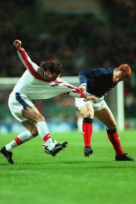 David Hopkin & Jiri Nemec Scotland V Czech Republic 01 April 1999  Copyright: MaryxEvansxAllstarxMichaelxMayhew 12138258 editorial use only