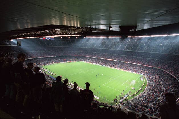 Fußball, Stadiongeschichte FC Barcelona The Nou Camp Stadium Barcelona, Spain 07 November 1999  Copyright: MaryxEvansxAllstarxPaulxMcfegan 12143391 editorial use only
