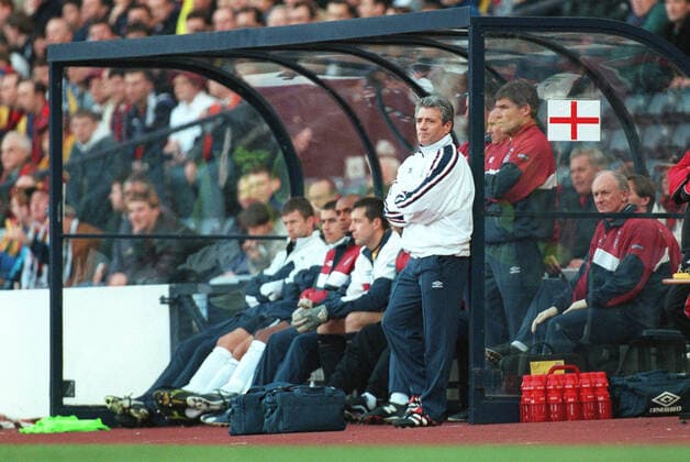 Kevin Keegan & England Bench Scotland V England 13 November 1999  Copyright: MaryxEvansxAllstarxRichardxSellers 12143505 editorial use only